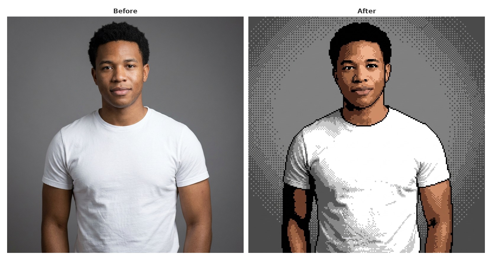 compare pixel before and after