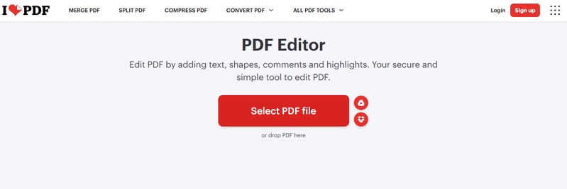 ilovepdf edito pdf