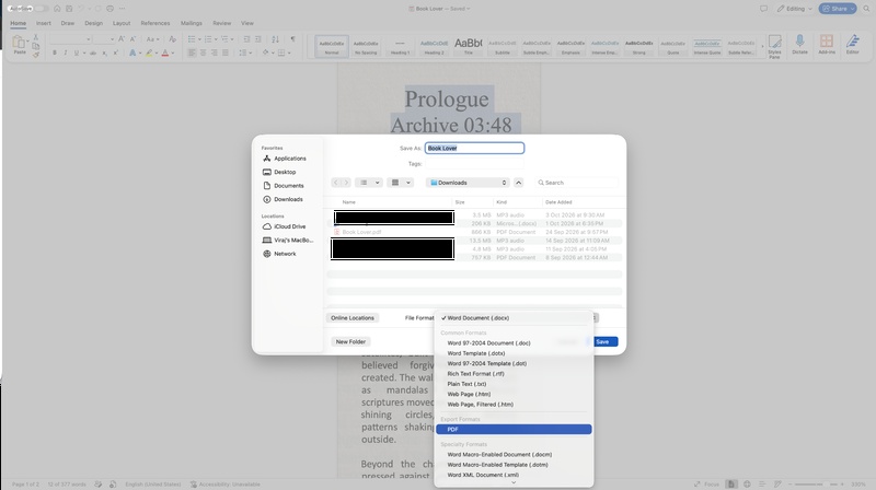 save as pdf