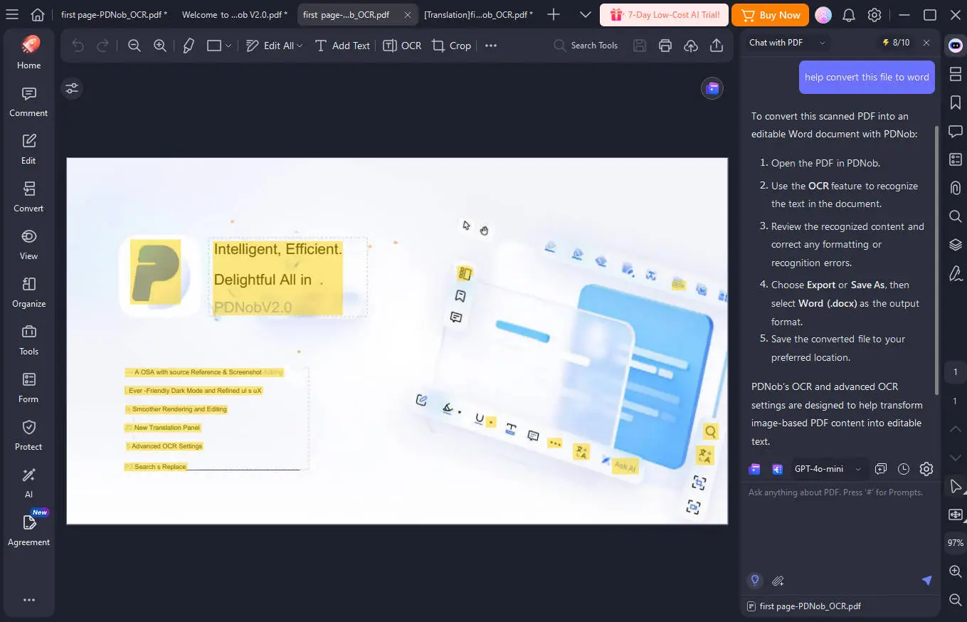 PDFelement AI interface