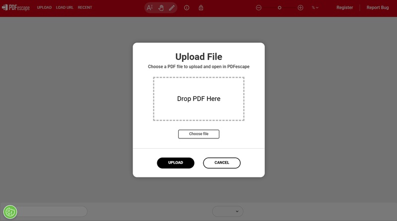 pdfescape homepage
