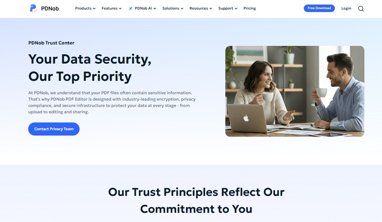 pdnob trust center