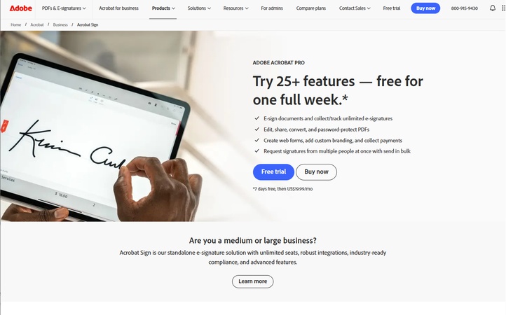 adobe acrobat sign