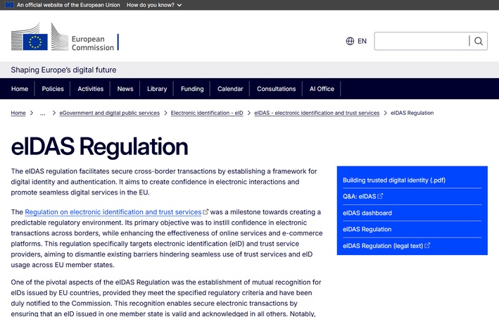 eidas regulation