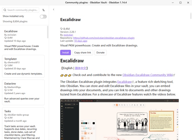 excalidraw plugin