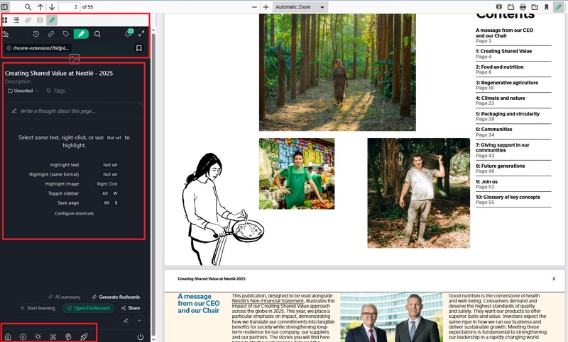 web highlights