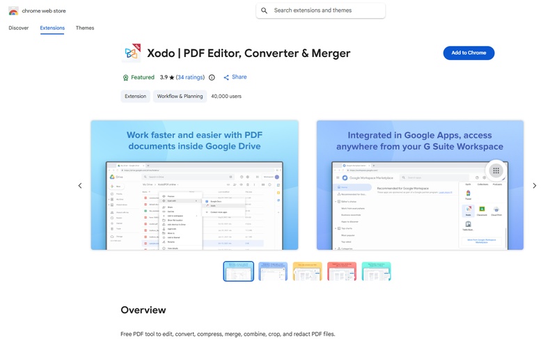 xodo chrome