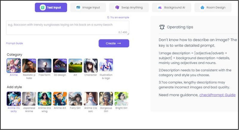 imglarger text recognition tool interface