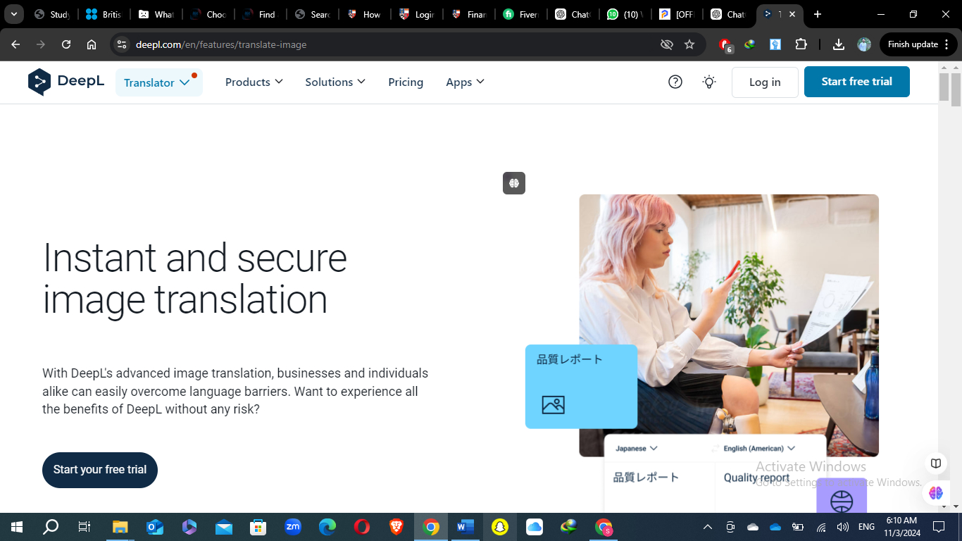 DeepL Chinese Image Translator