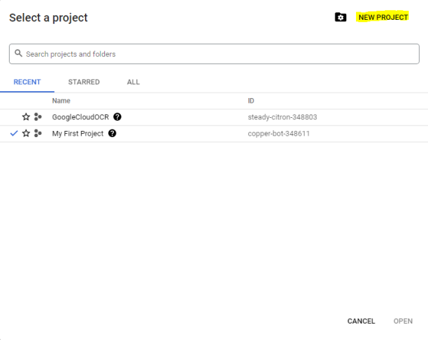 登錄你的Google Cloud Platform