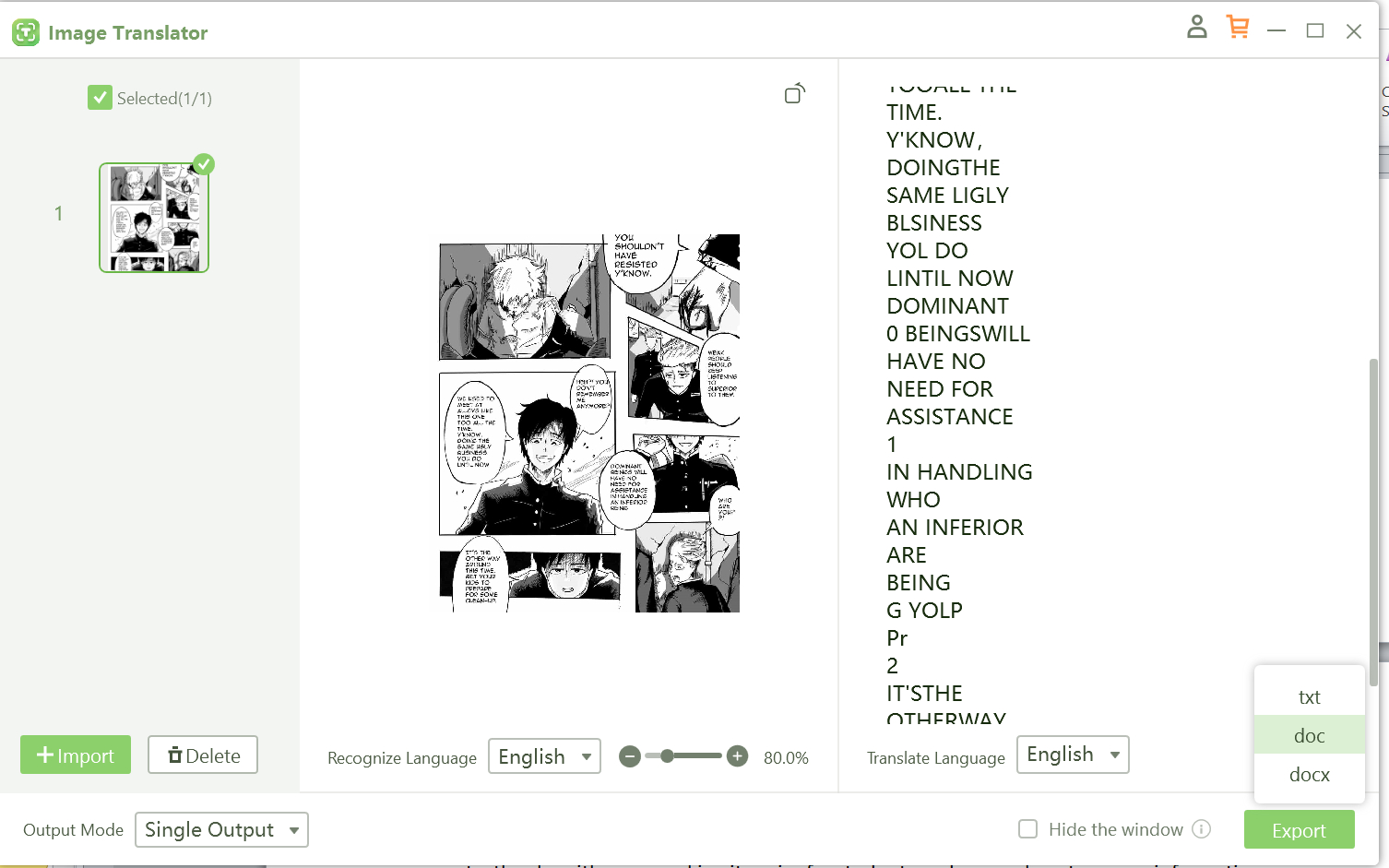 app that scans language and translates