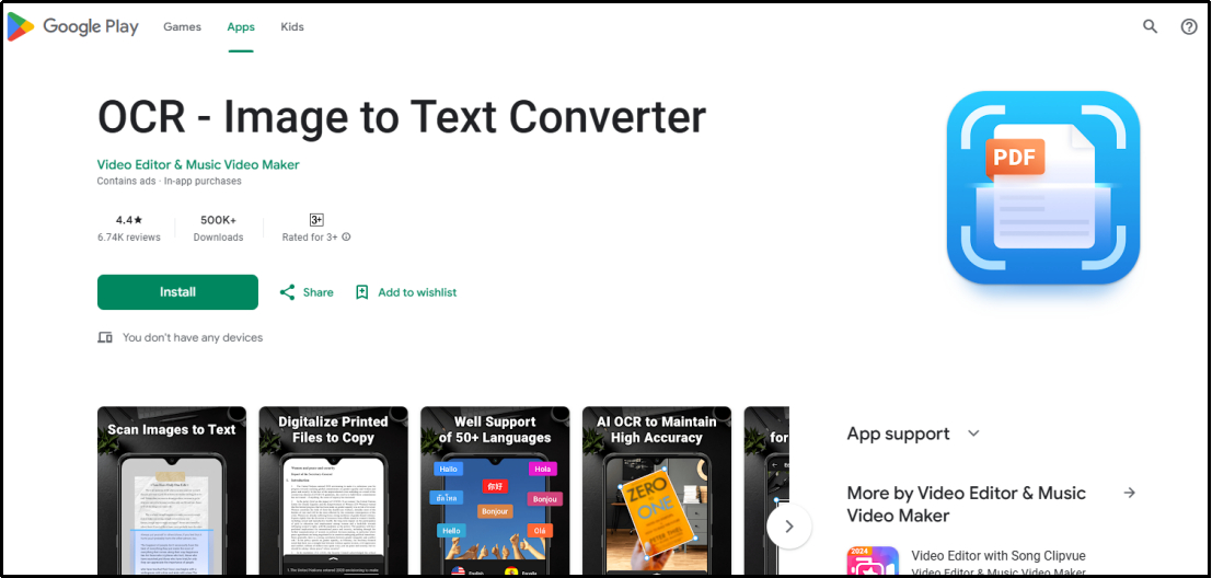 ocr image to text converter on google play