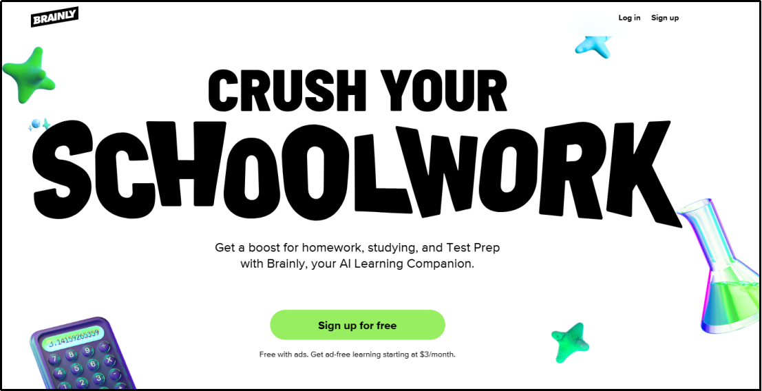 brainly homepage