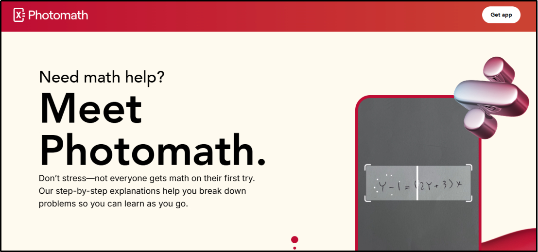 photomath homepage