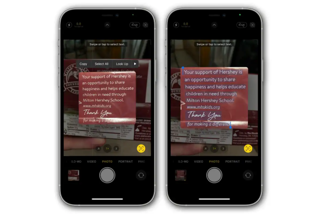 live text camera