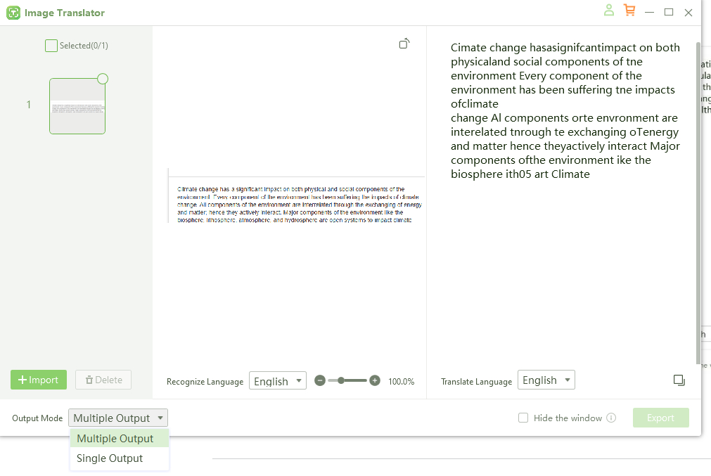 convert text in a picture to text