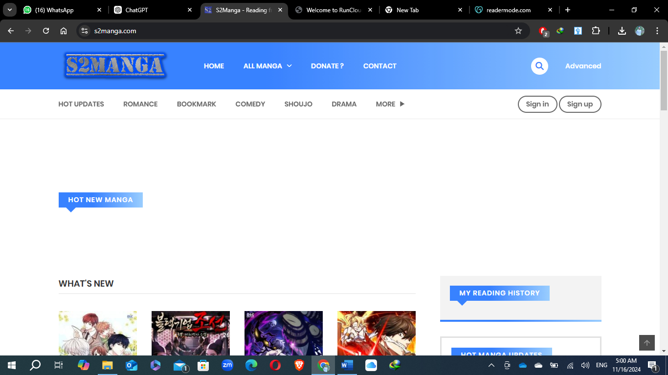 scanlations website - S2Manga