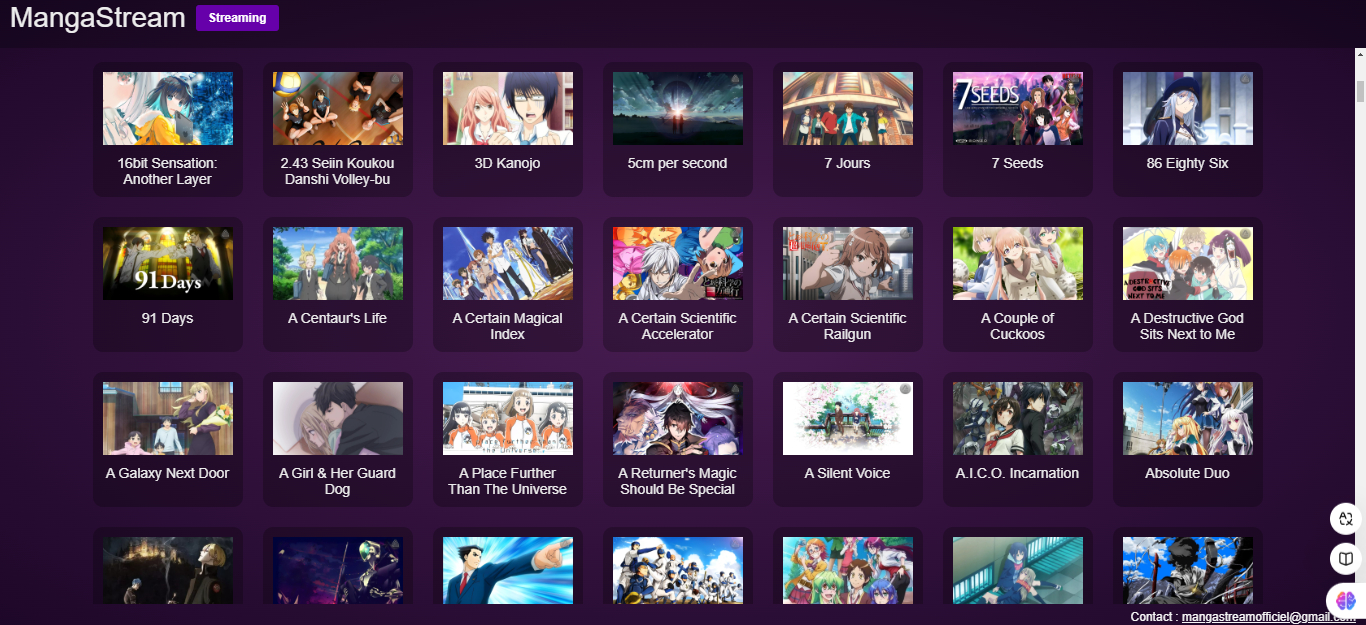 scanlation site - MangaStream