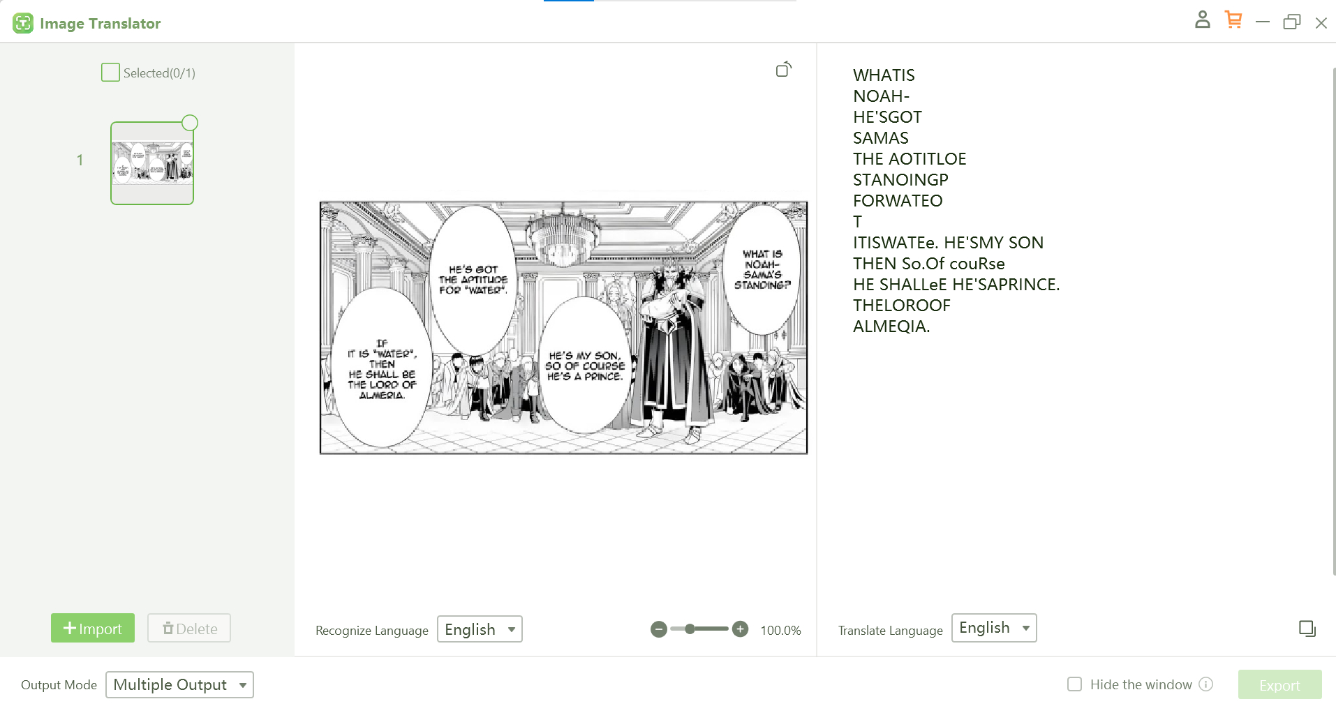 how to translate japanese manga to english