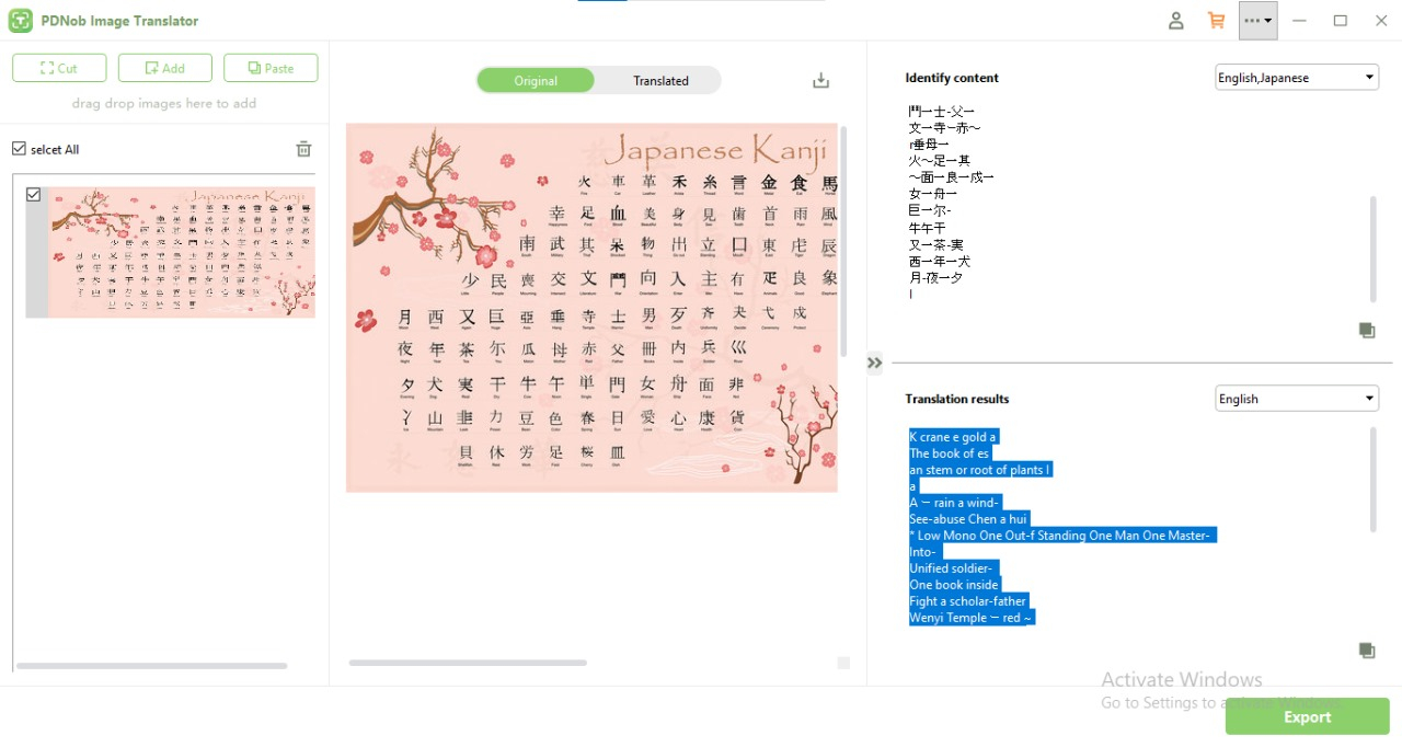 kanji translator from image