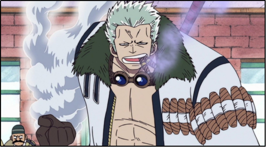 smoker character in one piece manga