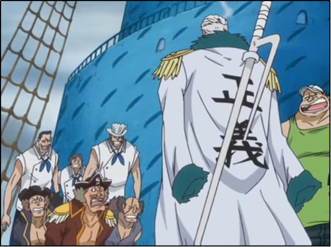  smoker character with his arc in one piece