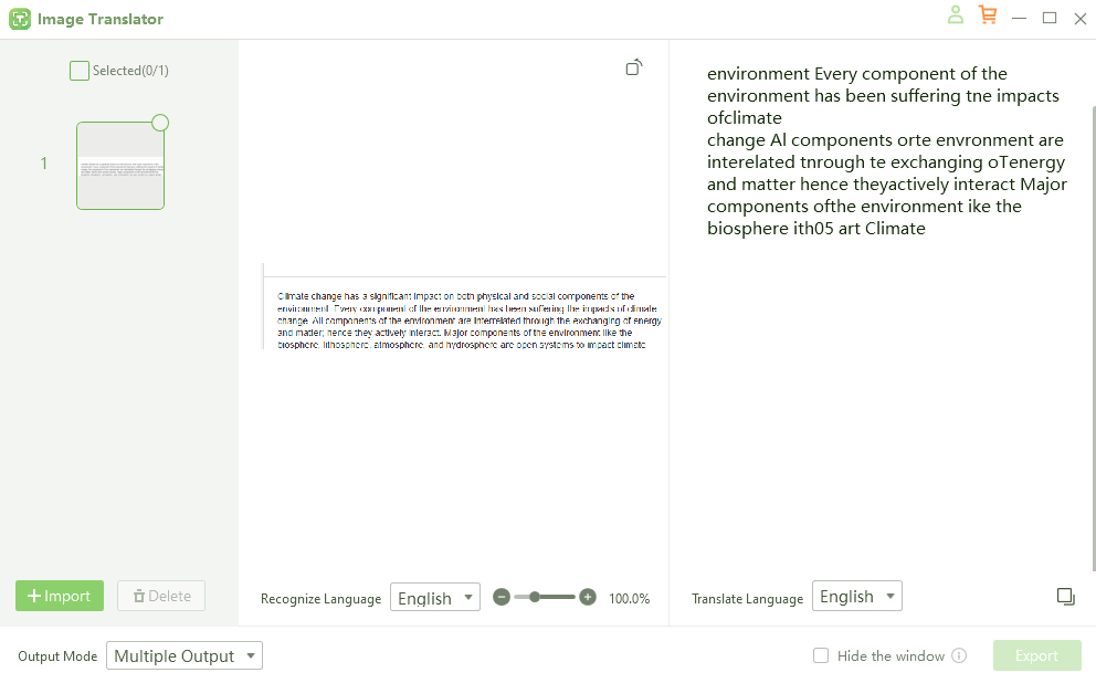 convert words in a picture to text