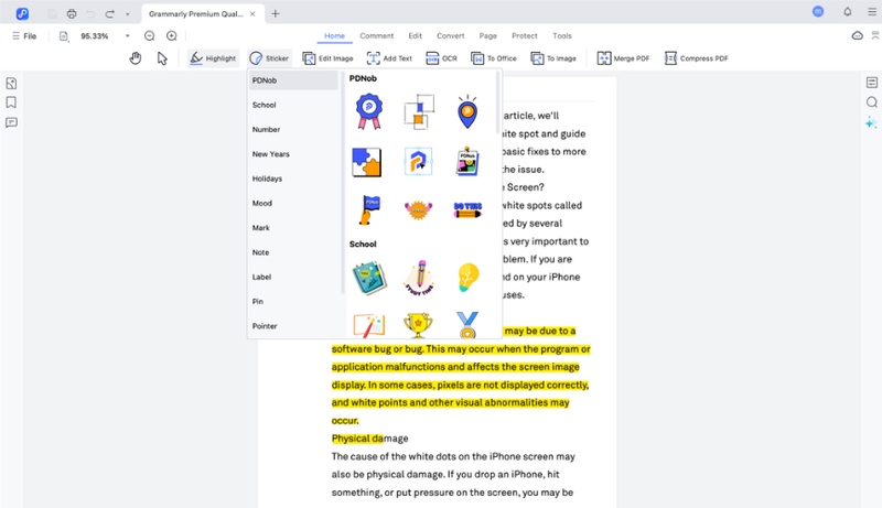 access annotation tools