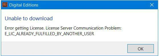 acsm file not opening