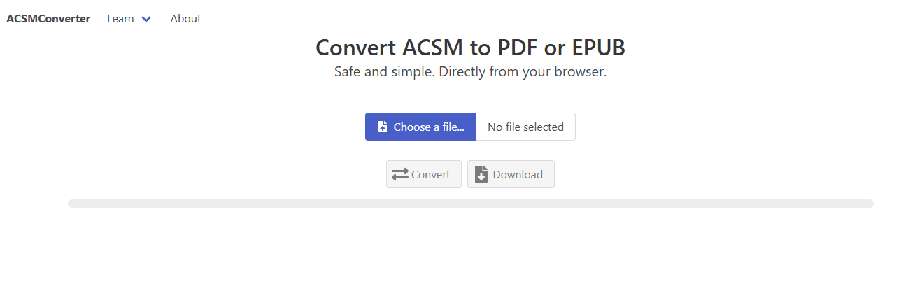 acsm to pdf converter online
