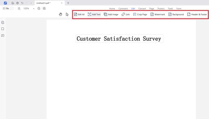 add content to your pdf