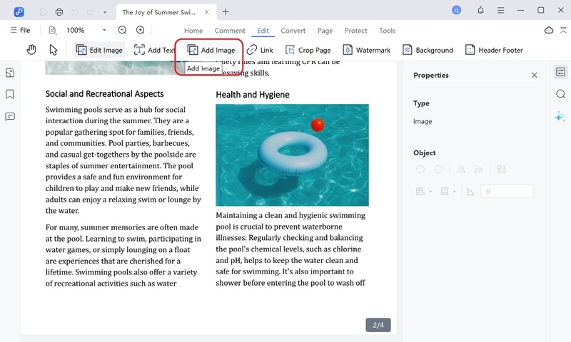 add image to pdf