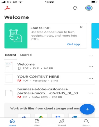 adobe acrobat open bank statement