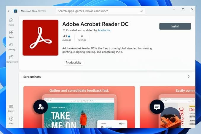 adobe acrobat reader