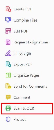 adobe acrobat scan ocr