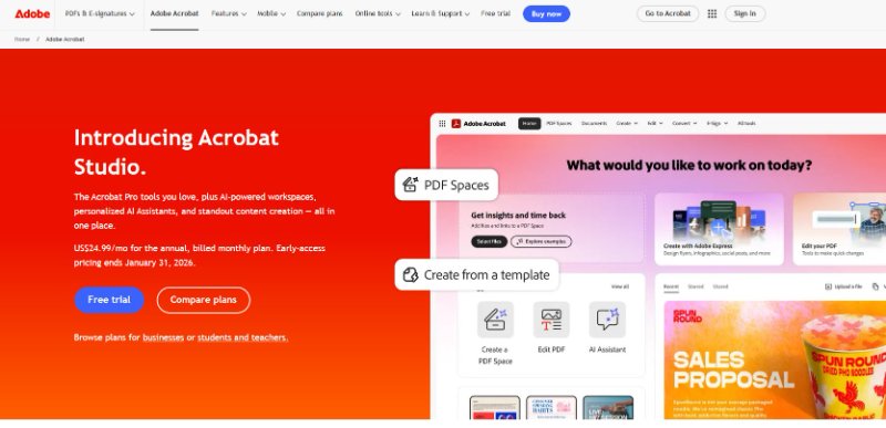 adobe acrobat pdf editor for mac