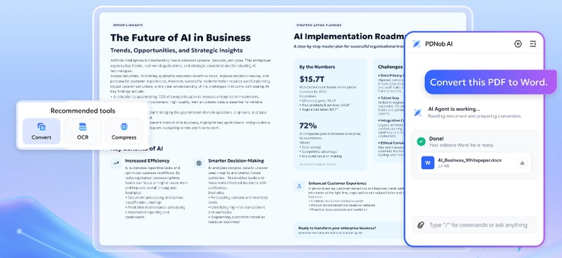 Let AI Handle PDF Tasks with Natural Language