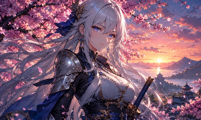 anime style character portrait