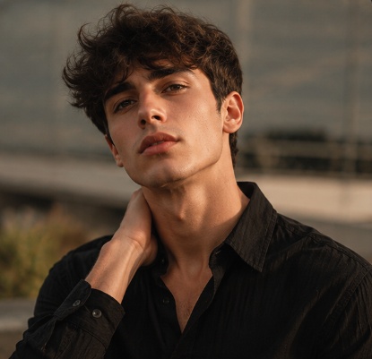 outdoor portrait of a boy