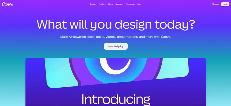 canva as the alternative of slidesgo