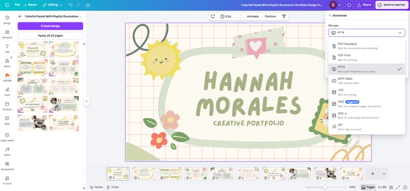 canva convert pdf to powerpoint