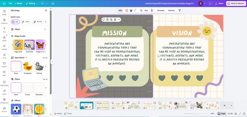 canva grab notebooklm slide decks pdf text