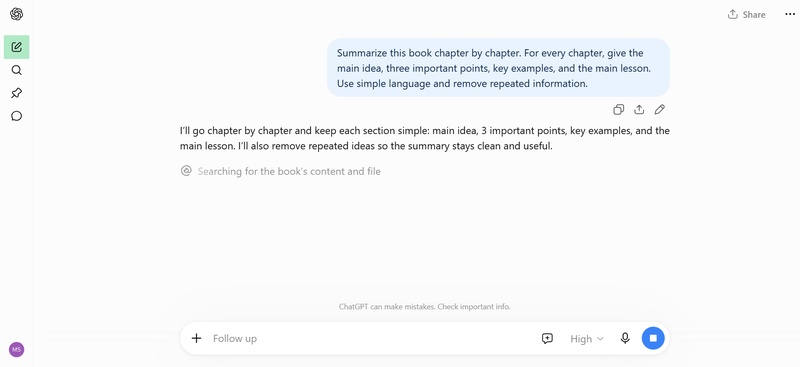 chapter by chapter summary
