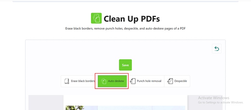 clean your document automatically