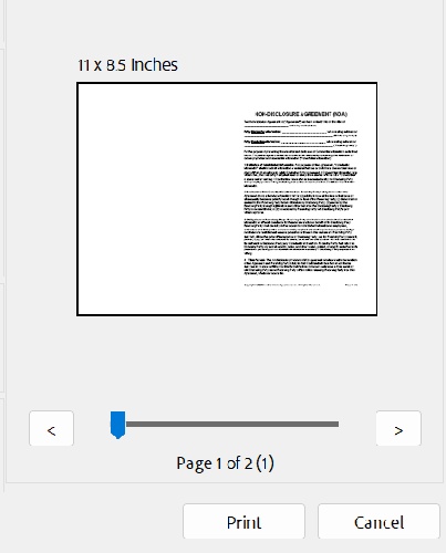 click print