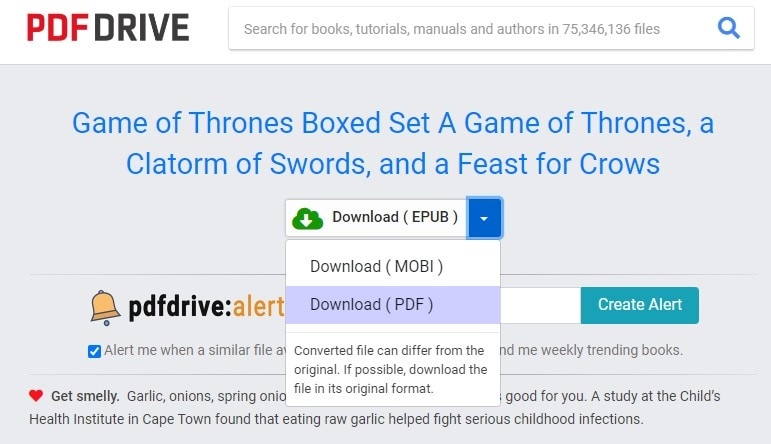 click the direct download link