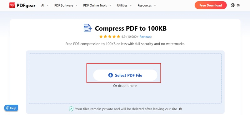 compress pdf with pdfgear