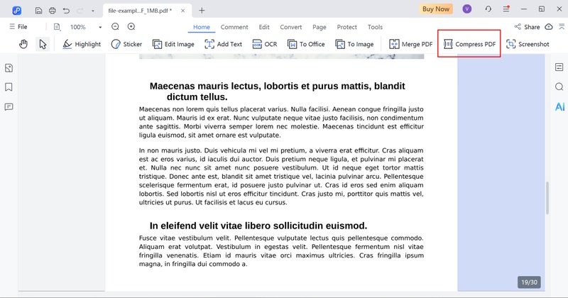 compress pdf