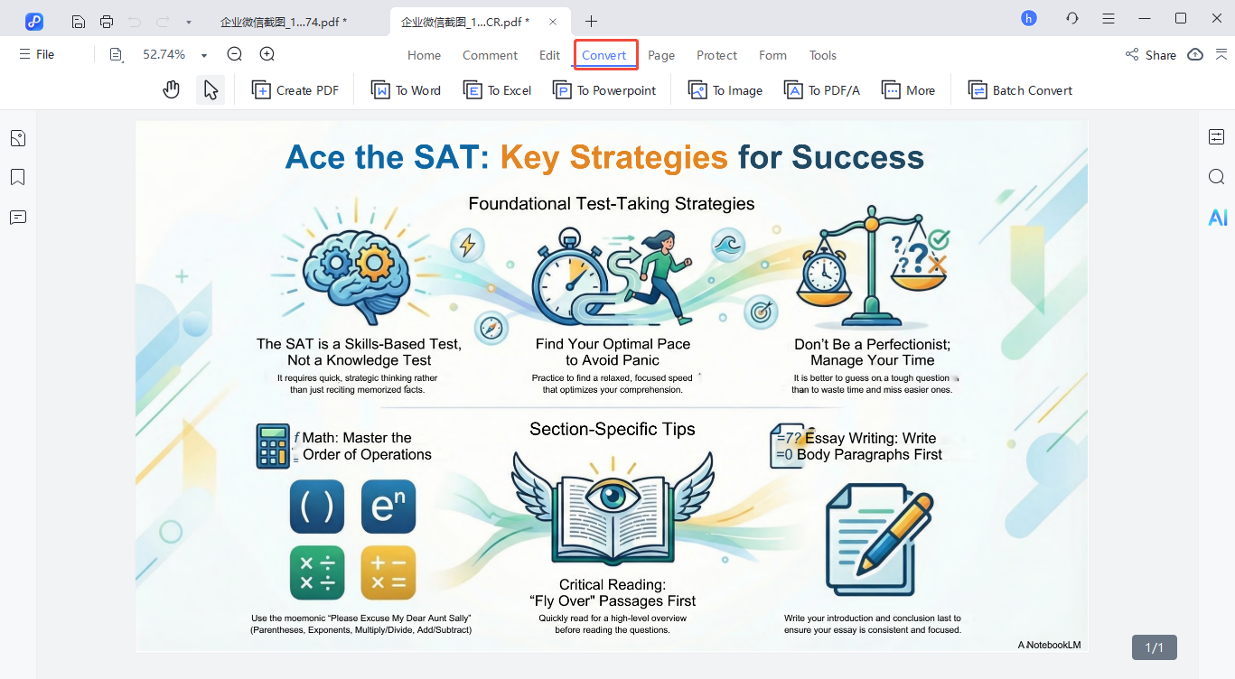 convert notebooklm infographic