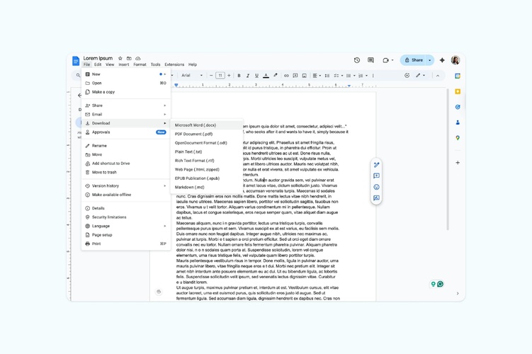 convert scanned pdf to word using google docs